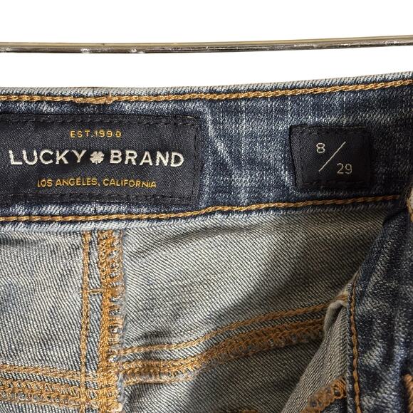 Lucky Brand Lolita Crop Jeans in Medium Acid Wash. Size 8/29" - Picture 4 of 9